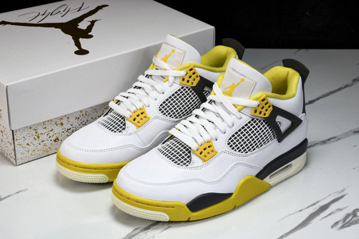 Air Jordan 4 Womens "Vivid Sulfur" AQ9129-101
