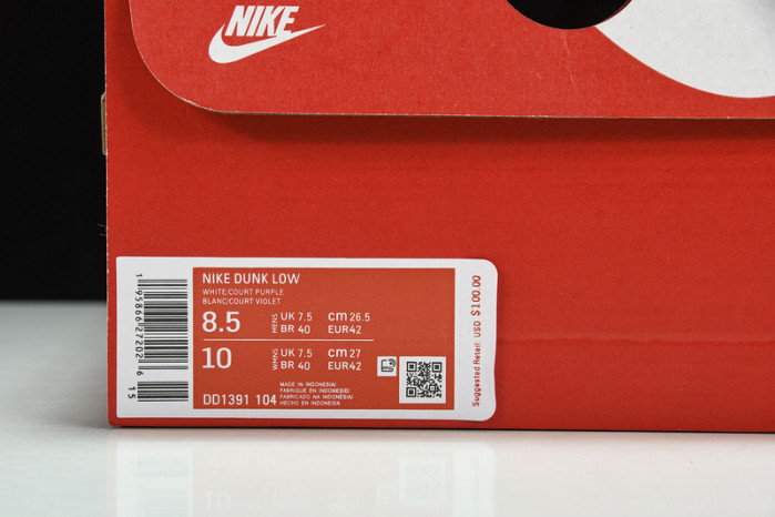 Nike Dunk Low Championship Court Purple  DD1391-104