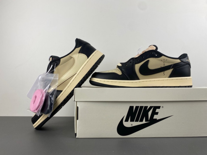 Travis Scott x Air Jordan 1 Low OG Pale Vanilla DM7866-201