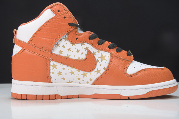 Nike Dunk High Pro SB S*UPRE*ME  orange -307385-181