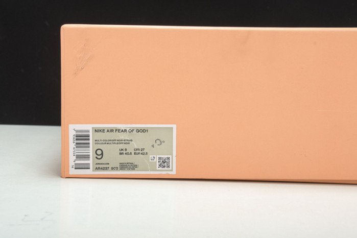 NIKE AIR FEAR OF GOD 1 “STRING” AR4237-902