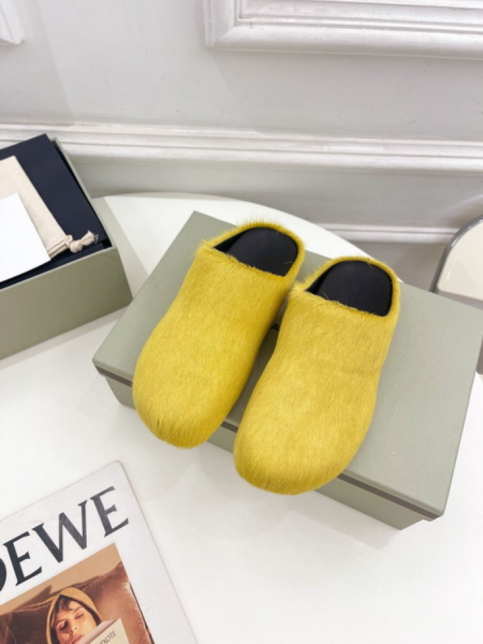 MA SLIDE YELLOE FUSSBETT SABOT LOAFERS COPSHOE MAR-03