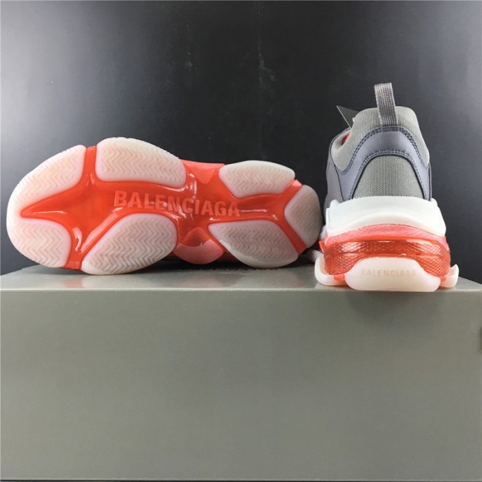 BL TRIPLE S TRAINERS CLEAR SOLE  RED  GREY   541624  W09OH  1010