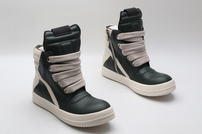 RICK OWENS SNEAKERS  olive  COPSHOE OR-96 olive
