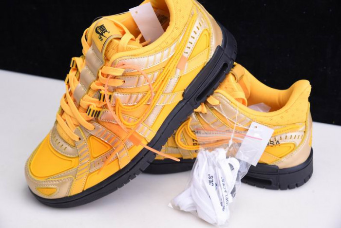 OF x Nike Air Rubber Dunk “University Gold”  CU6015-700