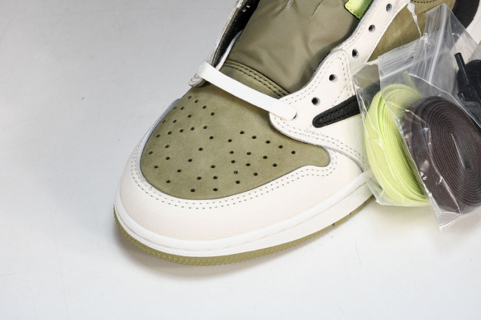 Jordan 1 Retro Low Golf Travis Scott Neutral Olive  FZ3124-200