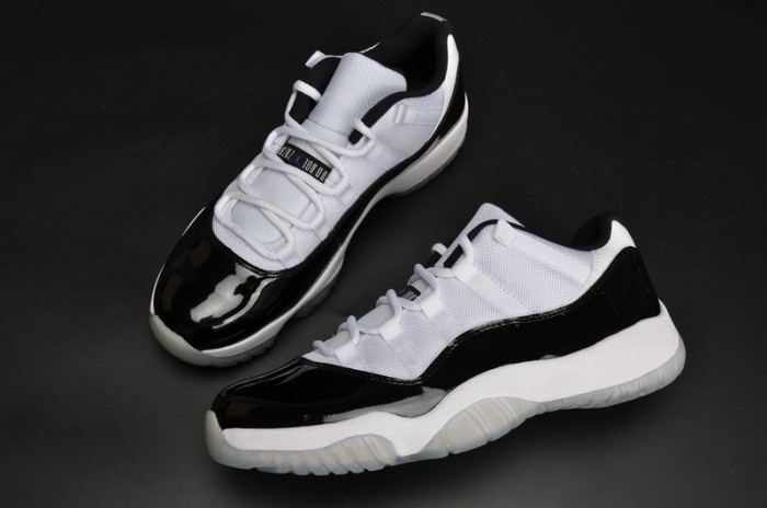 AIR JORDAN 11 RETRO LOF "CONCORD" BLACK/ WHITE  mens 528895-153