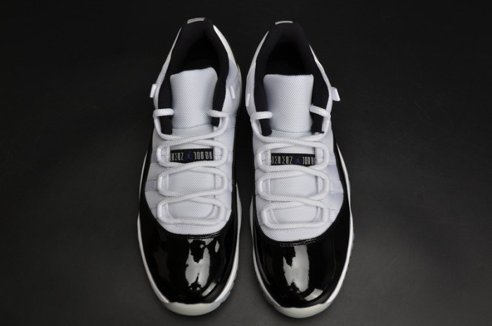 AIR JORDAN 11 RETRO LOF "CONCORD" BLACK/ WHITE  mens 528895-153