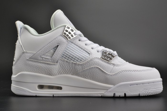 Air Jordan 4 Retro “Pure Money”  white mens 308497-100
