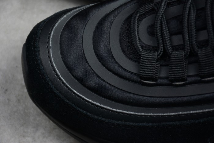 nike  MAX 97 UL 17 SE ULTRA TRIPLE BLACK SOCK-LIKE 924452-001