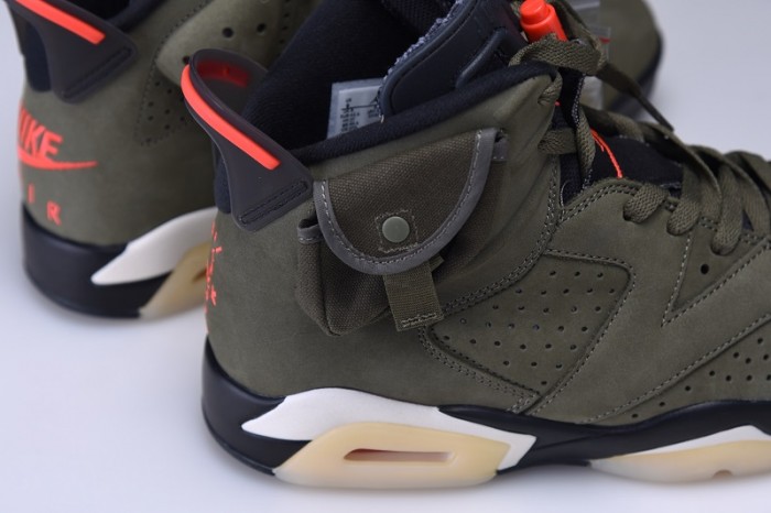 Travis Scott Air Jordan 6 Medium Olive - CN1084-200