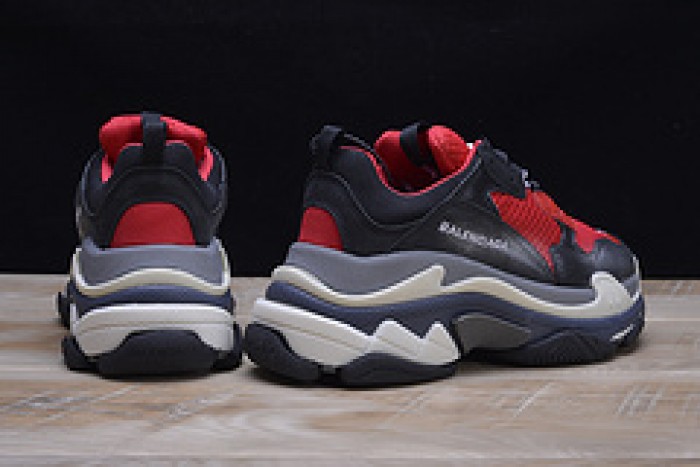 BL Triple S Sneakers Red Black